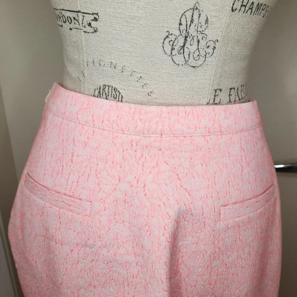 Maison Kitsuné Pink Capris skinny Pant - Picture 4 of 7